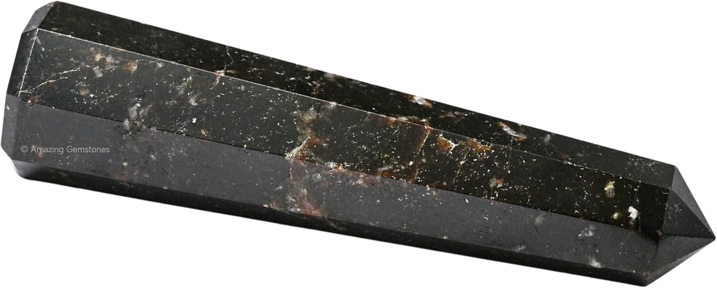 Amazing Gemstone Garnet Crystal Towers - Natural Healing Crystal Point Obelisk for Reiki Healing and Crystal Grid (3 Inch)