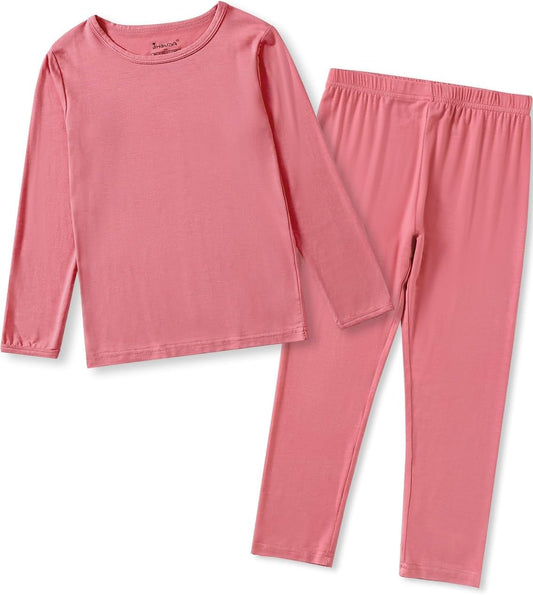 Jimonda Baby Boys Girls Pajama Sets Toddler Sleepwear Cool Jammies 2pcs Viscose from Bamboo PJs 18M-8Y