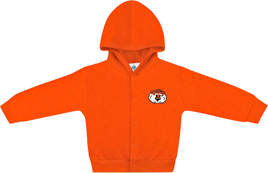 Creative Knitwear College Baby Snap Hooded Jacket - Team Logo, Multiple Colors, for Boys & Girls, (0-24 Months)