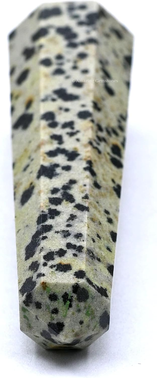 Amazing Gemstone Dalmatian Jasper Crystal Towers ~ Natural Healing Crystal Point Obelisk for Reiki Healing and Crystal Grid (2 to 3 INCH)