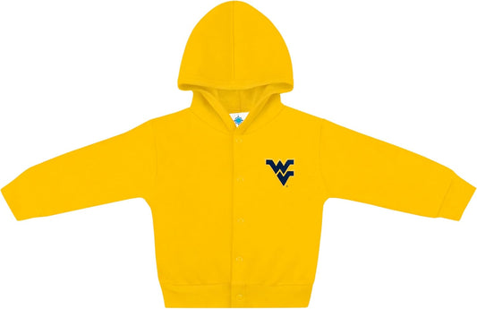Creative Knitwear College Baby Snap Hooded Jacket - Team Logo, Multiple Colors, for Boys & Girls, (0-24 Months)
