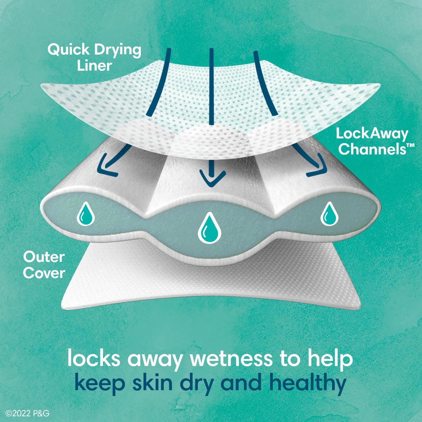 Pampers Baby Diapers - Pure Protection - Size 2, 74 Count, for up to 100% Leakproof, Premium Plant-based Skin Protection