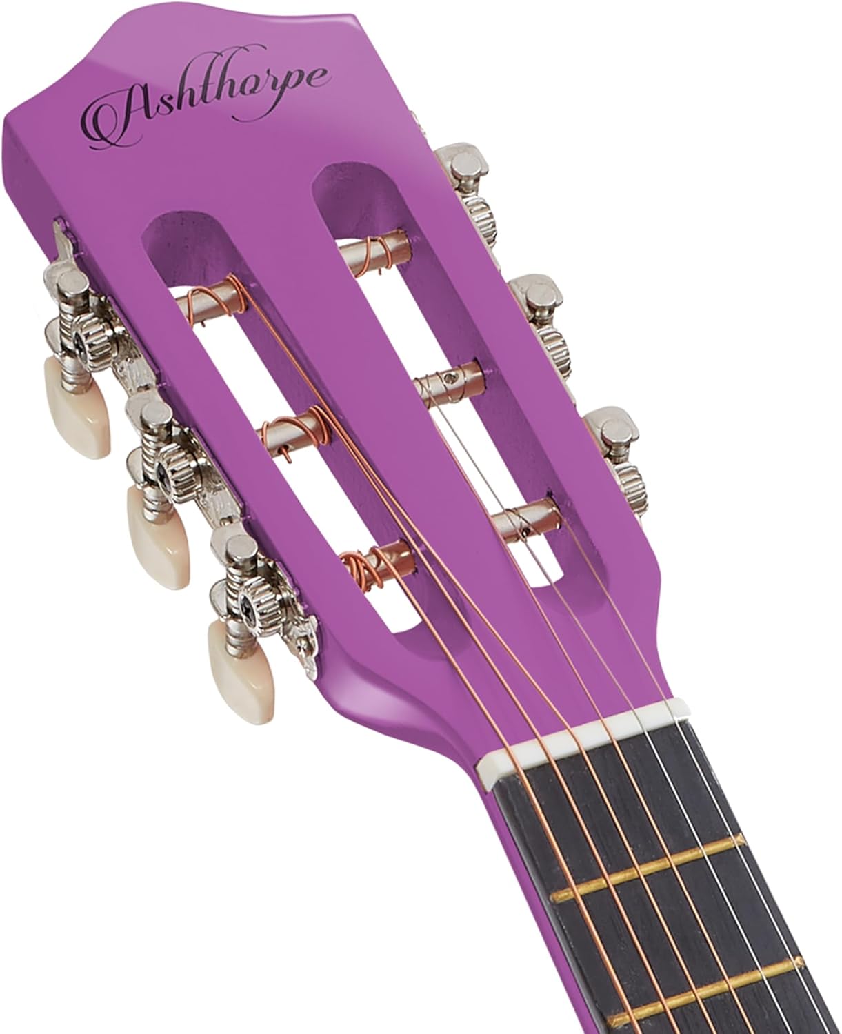 Ashthorpe 30-inch Beginner Acoustic Guitar Package (Purple), Basic Starter Kit w/Gig Bag, Strings, Strap, Tuner, Picks