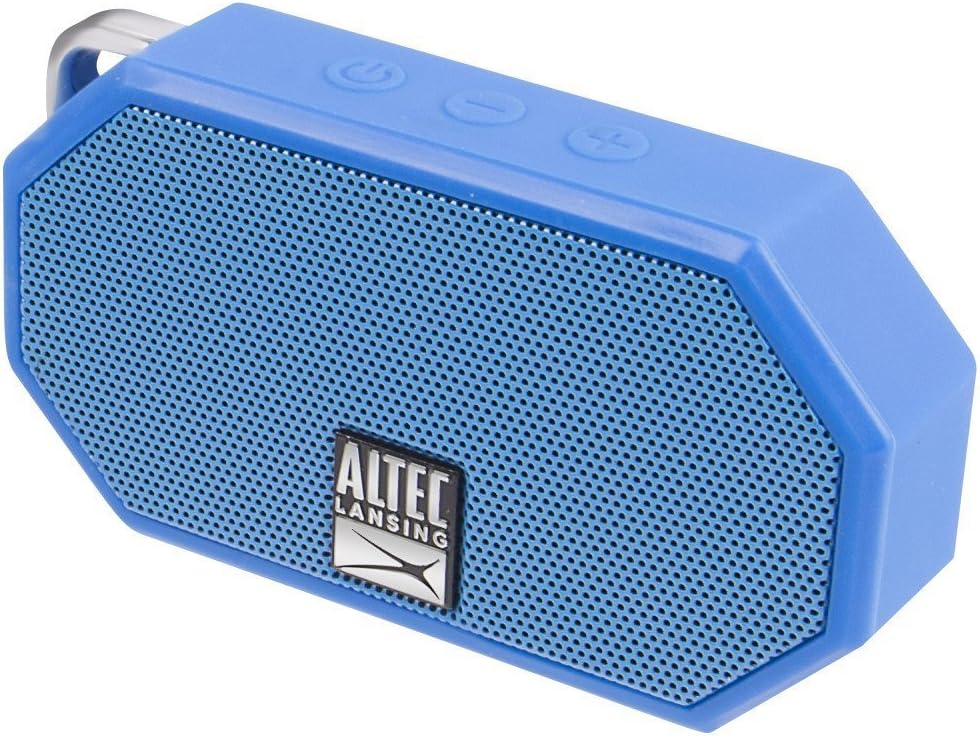 Altec Lansing Mini H2O - Waterproof Bluetooth Speaker, IP67 Certified & Floats in Water, Compact & Portable Speaker for Hiking, Camping, Pool, and Beach