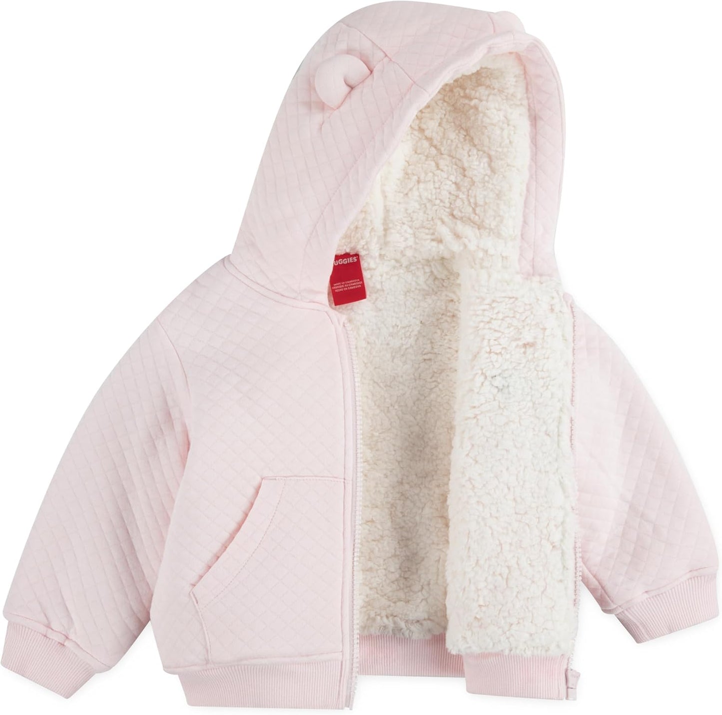Huggies Baby Fleece Lined Zip Up Hooded Jacket