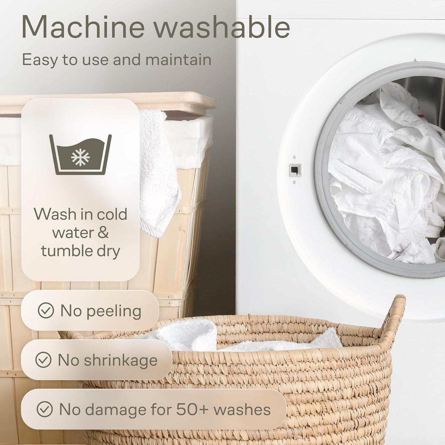 Niagara Crib 2 Pack 100% Waterproof Mattress Protector, Soft Breathable Crib Mattress Protector with Deep Pocket, Mattress Pad for Toddler and Baby (52x28, White) - Viscose Made from Bamboo