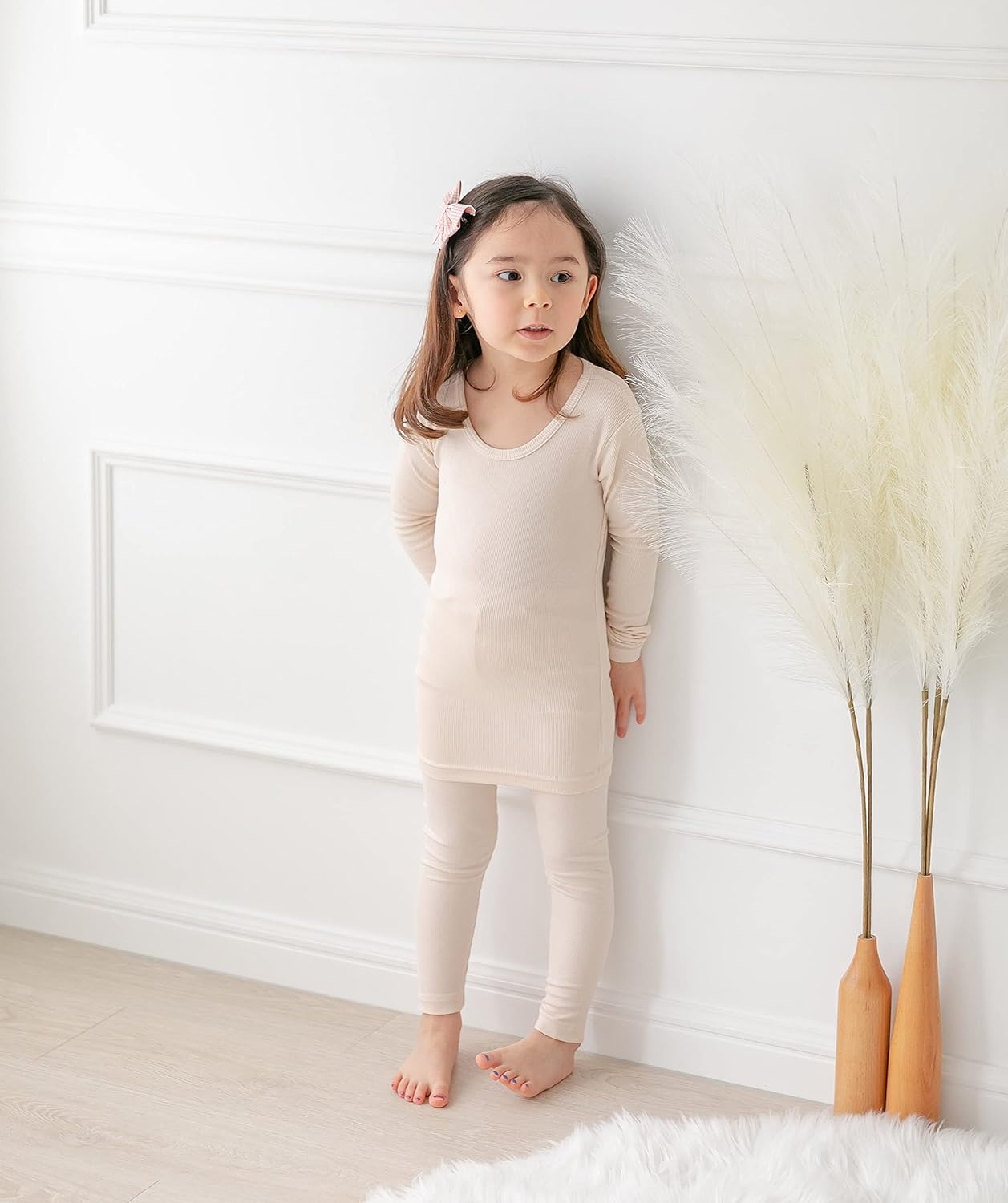 AVAUMA Baby Boys Girls Pajama Set Kids Toddler Snug fit Ribbed Sleepwear pjs for Daily Life Style