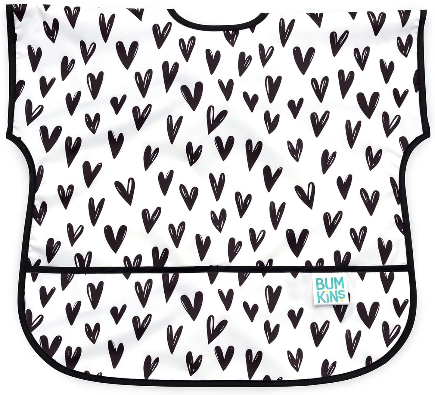 Bumkins Bibs - Toddler Bibs, Waterproof, Large for 1-3 Years, Short Sleeve