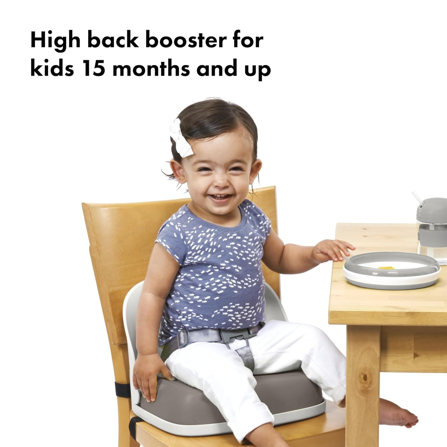 OXO Tot Perch Booster Seat with Straps, Taupe