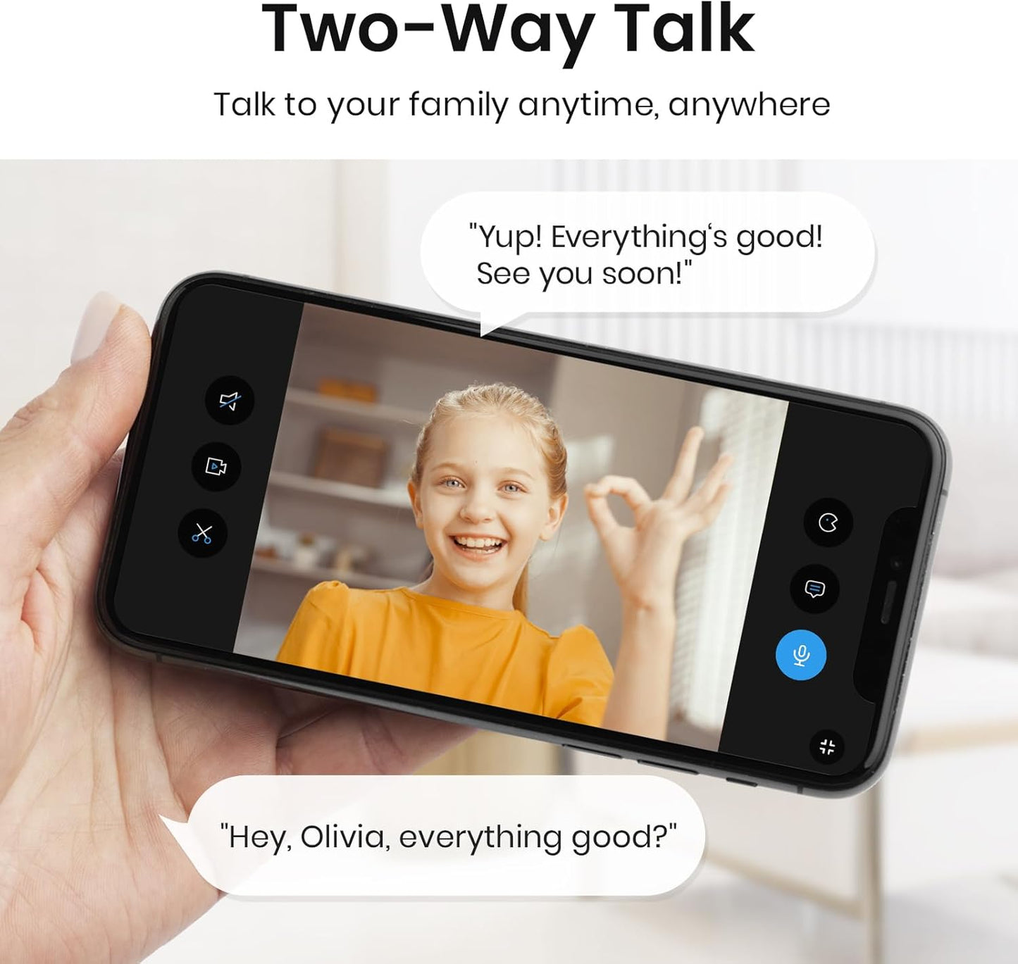 AOSU 4MP Security Camera Indoor - 2.5K Baby Monitor Pet Camera 360° for Home Security with 5/2.4 GHz Wi-Fi Router, One-Touch Call, Smart Motion Tracking (2 Pack)