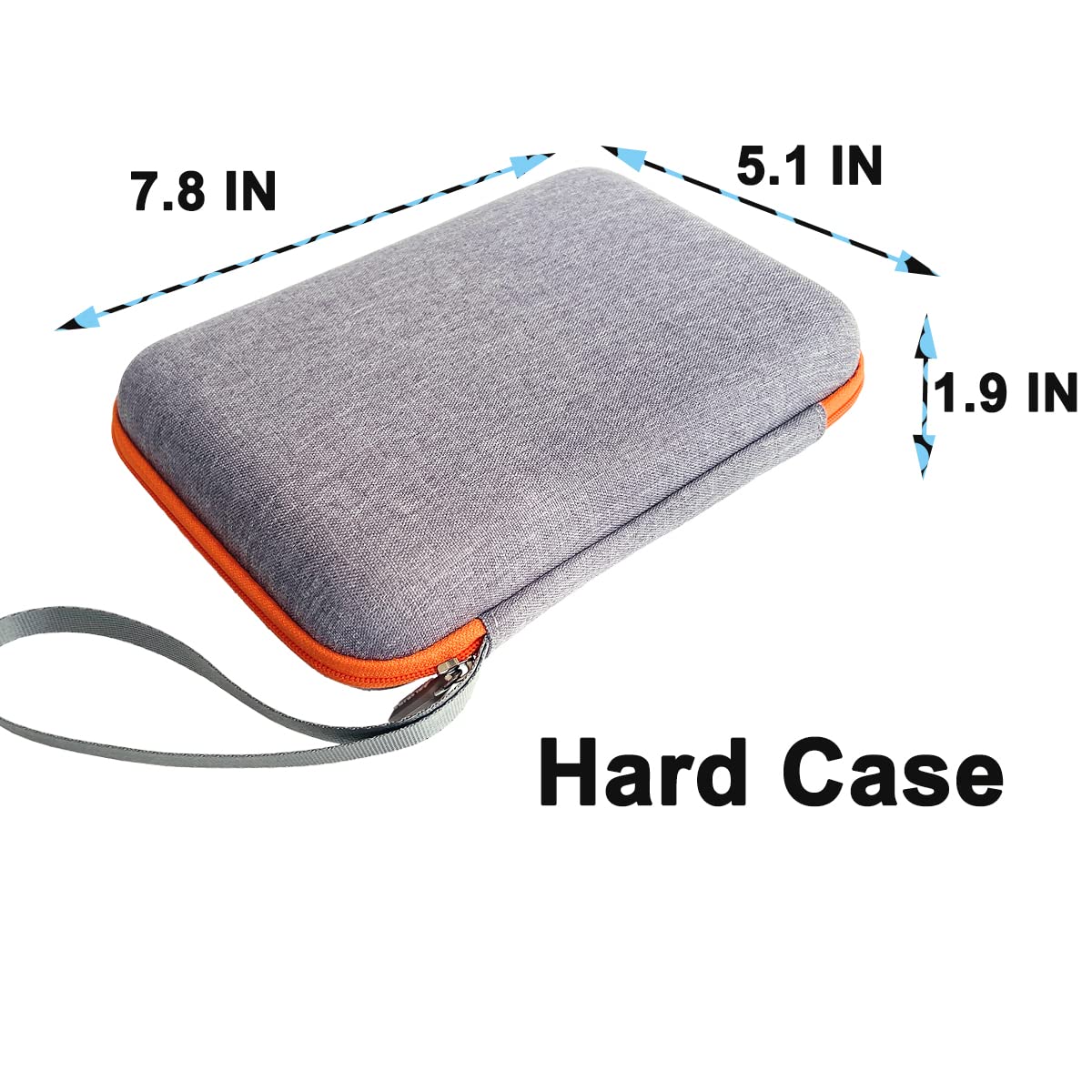 JCHPINE Hard Carrying Case for GiiKER Super Blocks Puzzle Game, Protective Storage Holder for GiiKER Brain Teaser Puzzles Interactive Handheld Game Console Accessories (Orange Case only)