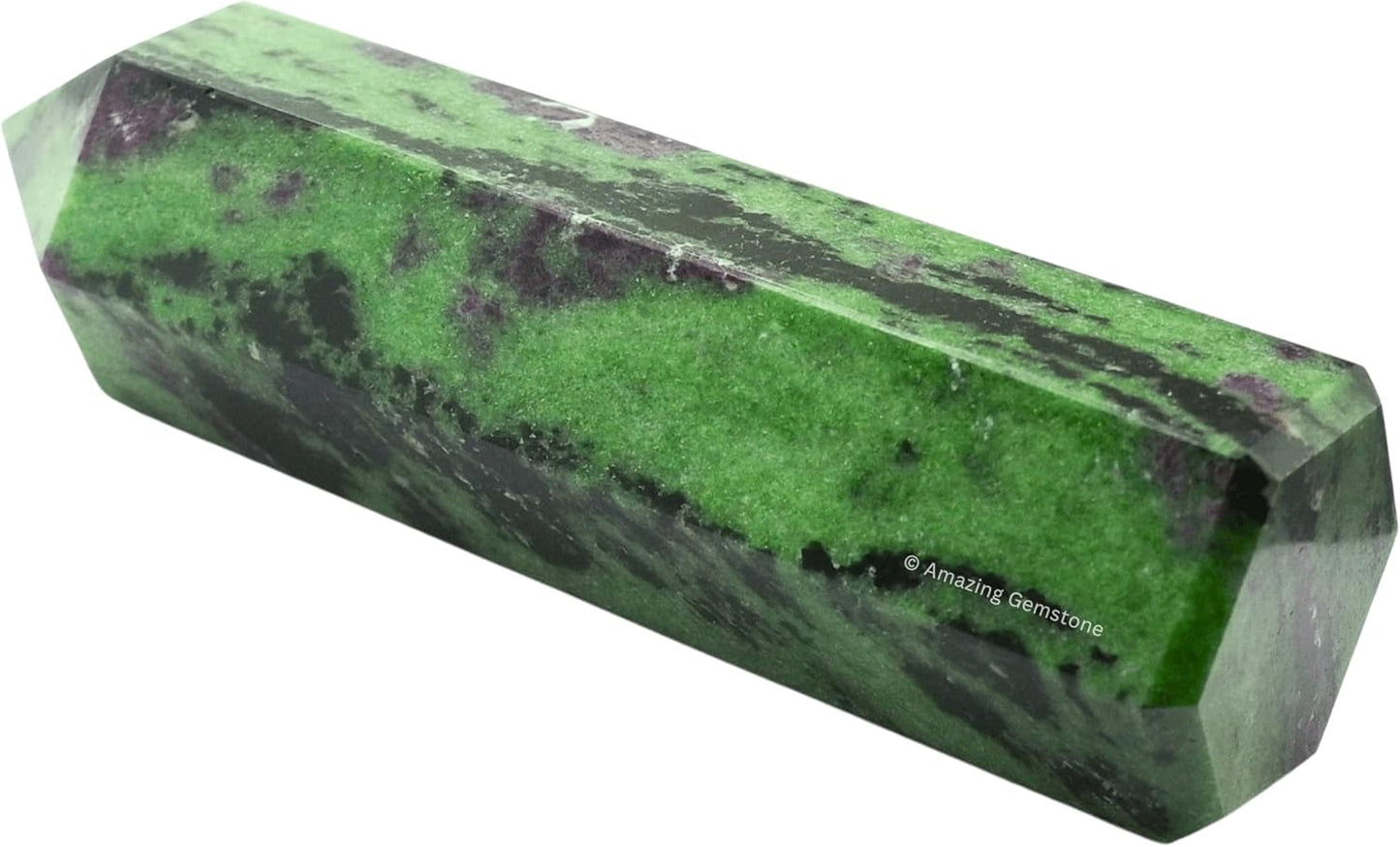 Amazing Gemstone Large Ruby Zoisite Crystal Towers ~ Natural Healing Crystal Point Obelisk for Reiki Healing and Crystal Grid (5.5" to 6" INCH)