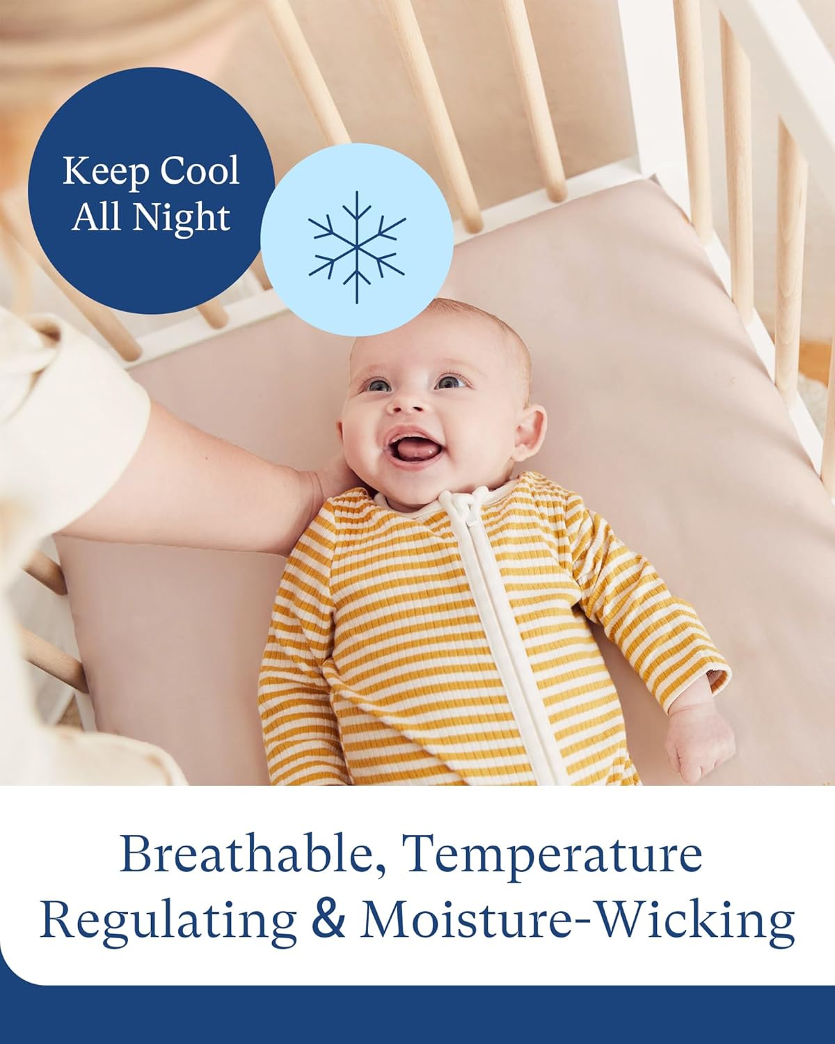 Supersoft Crib Sheets 2-Pack, Premium Bamboo Viscose Stretchy Fitted Crib Sheet, Hypoallergenic Breathable Crib Sheets Boy Girl, Neutral Baby Crib Mattress Sheet, 9'' Extra Deep Pocket