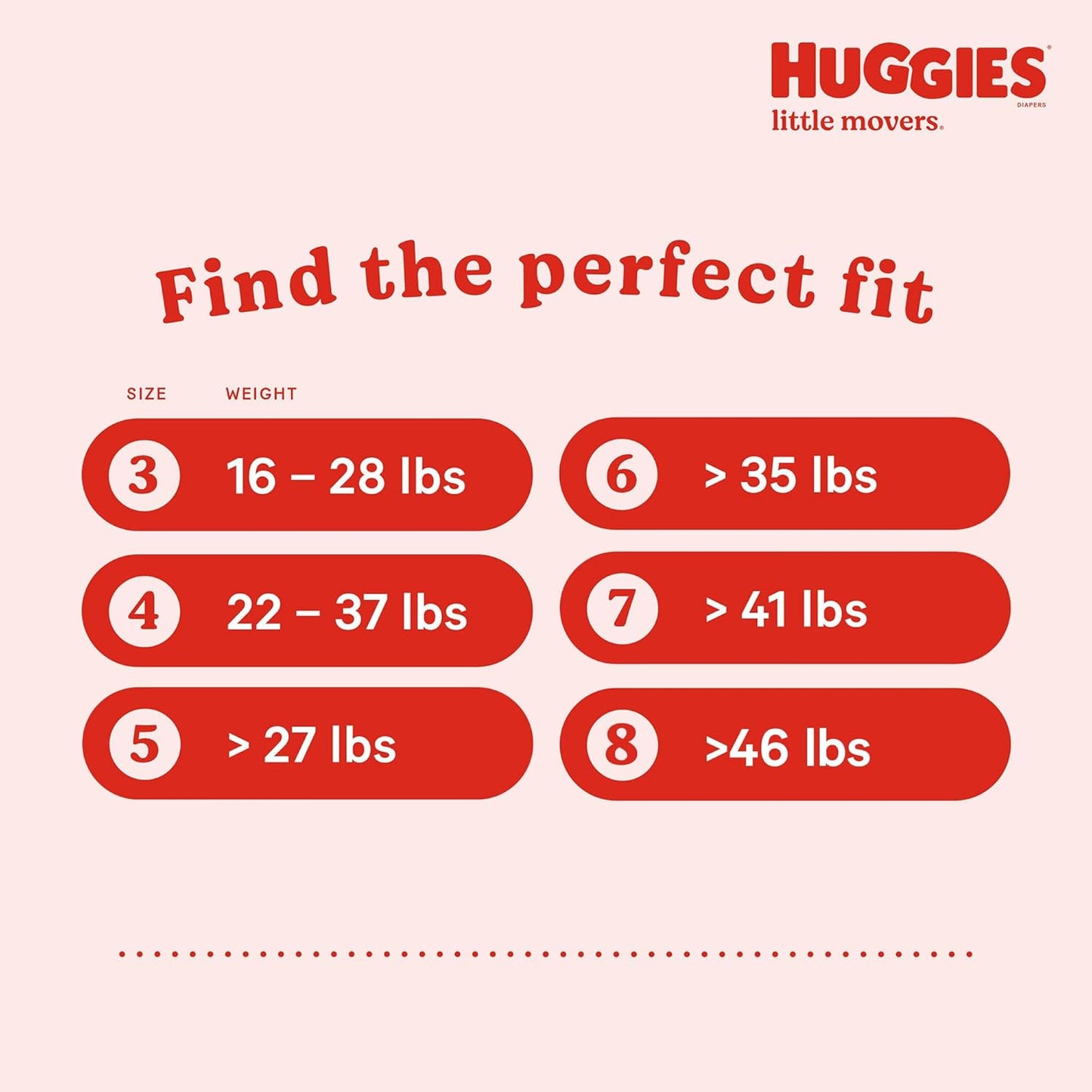Huggies Size 3 Diapers, Little Movers Baby Diapers, Size 3 (16-28 lbs), 76 Count, Packaging May Vary