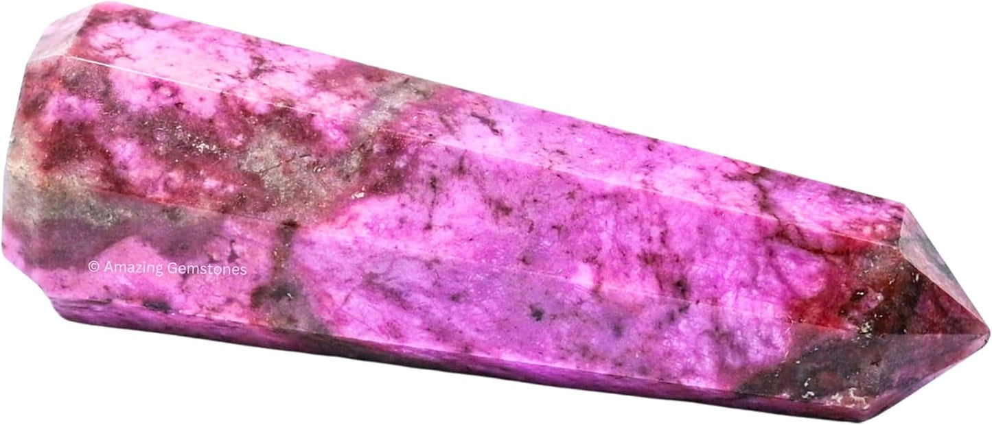 Amazing Gemstone Cobalt Calcite Crystal Towers - Natural Healing Crystal Point Obelisk for Reiki Healing and Crystal Grid (2 Inch to 3 Inch)