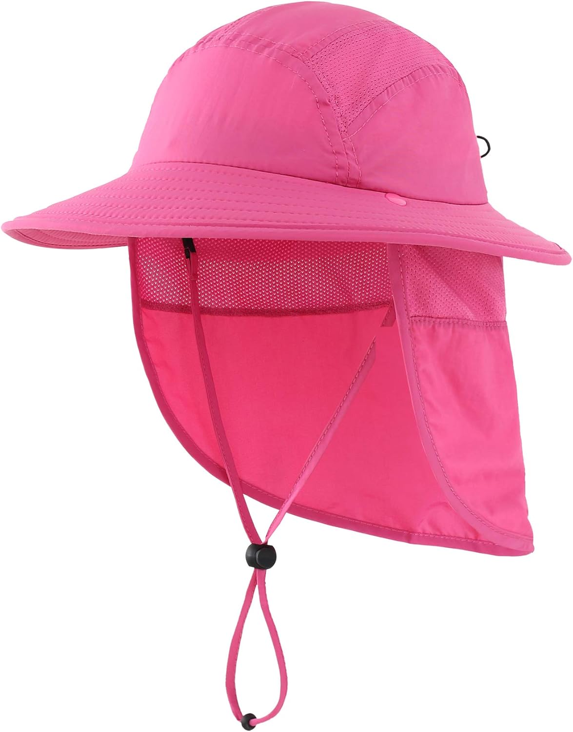 Home Prefer UPF 50+ Boys Sun Hat with Neck Flap Wide Brim Summer Beach Bucket Hat for Boys Girls Toddler Kids Safari Hat