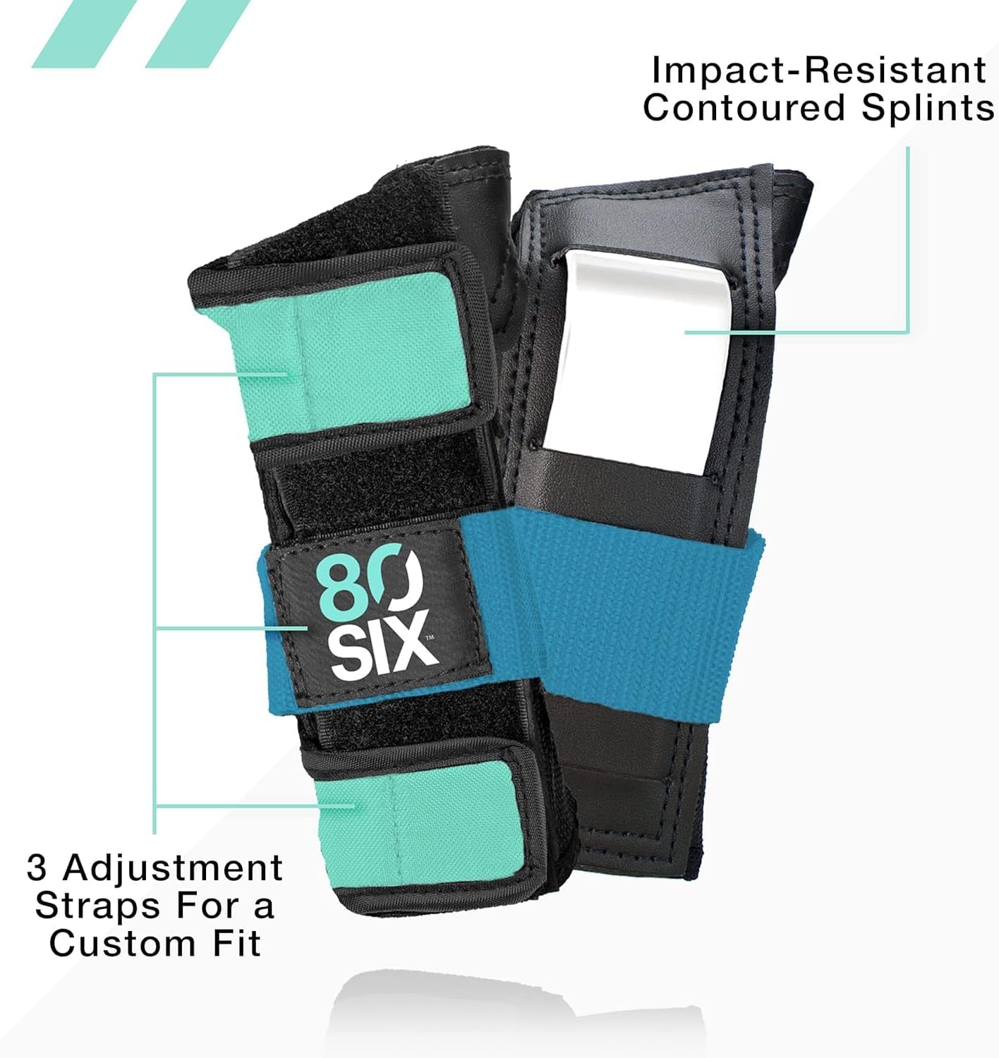 80Six Kids Multi-Sport Pad Set with Wristguards, Elbow Pads, and Knee Pads, Designed by Industry Leading Brand Triple 8