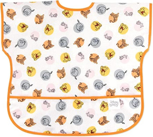 Bumkins Bibs - Toddler Bibs, Waterproof, Large for 1-3 Years, Short Sleeve