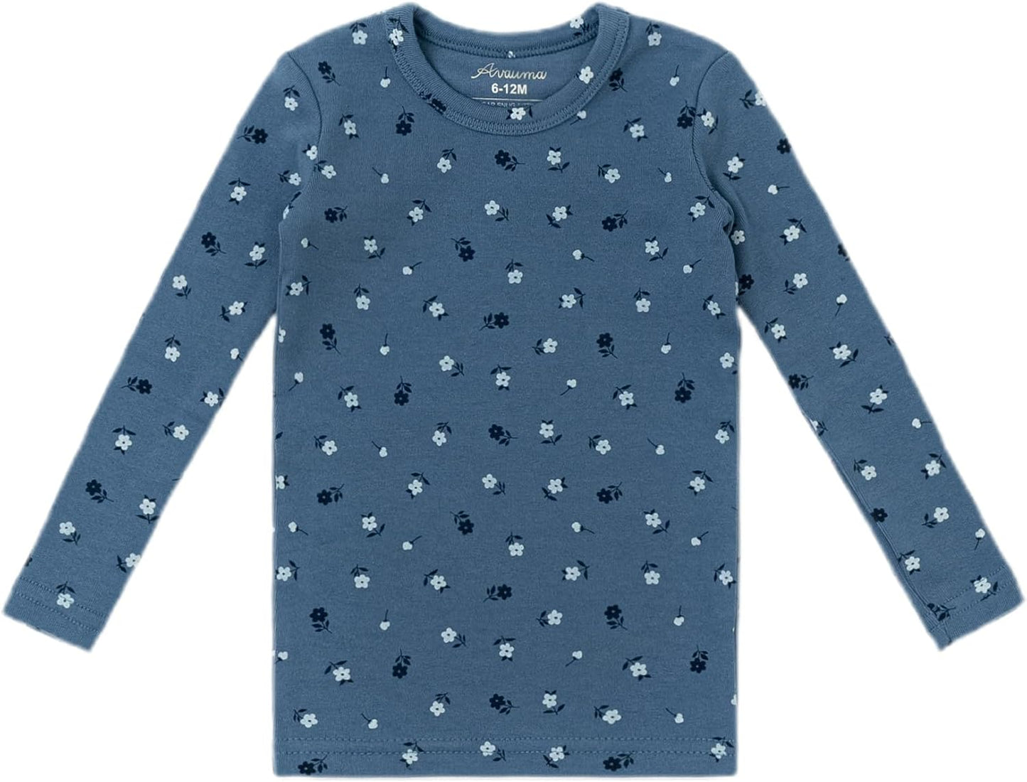 AVAUMA Baby Boys Girls Pajama Set 6M-7T Kids Cute Toddler Snug fit Pattern Design Pjs Cotton Sleepwear