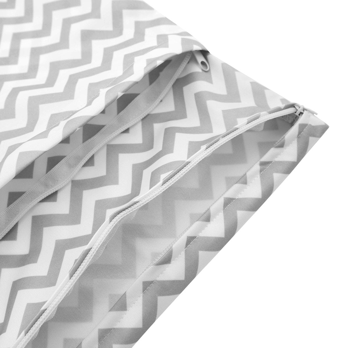 ALVABABY 3pcs Baby Cloth Diaper Wet Dry Bags Waterproof Reusable with Two Pockets Travel Beach Pool Daycare Soiled Baby Items Yoga Gym Bag for Swimsuits or Wet Clothes M Size 3L-ZM01