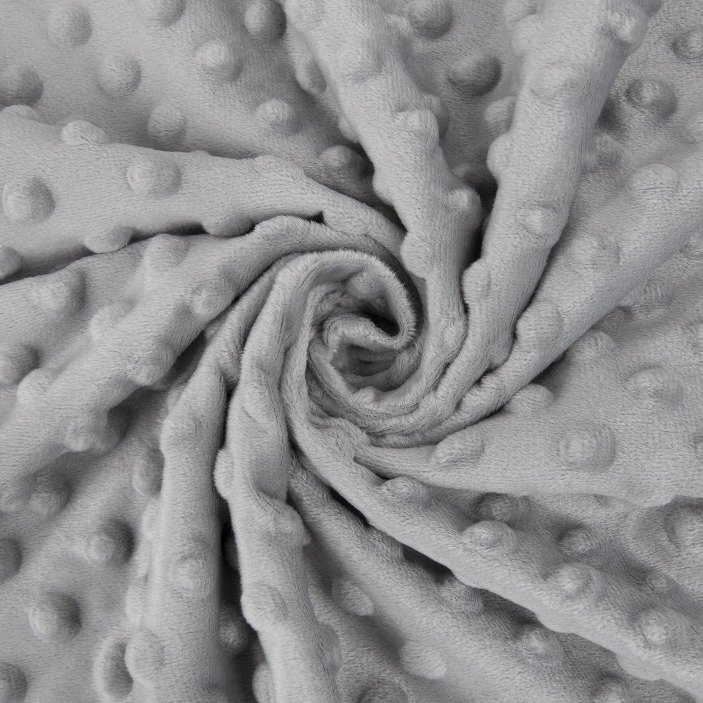 HOMRITAR Baby Blanket for Boys Girls Soft Plush Minky Blanket with Double Layer Dotted Backing for Toddler with Forest Foxes Multicolor Printed 30 x 40 Inch (75 x 100 cm)