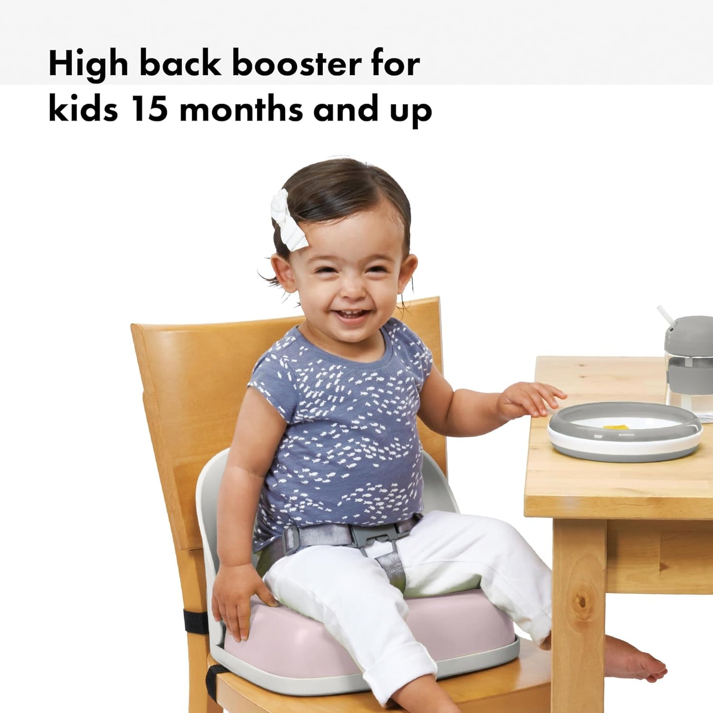 OXO Tot Perch Booster Seat with Straps - Blossom