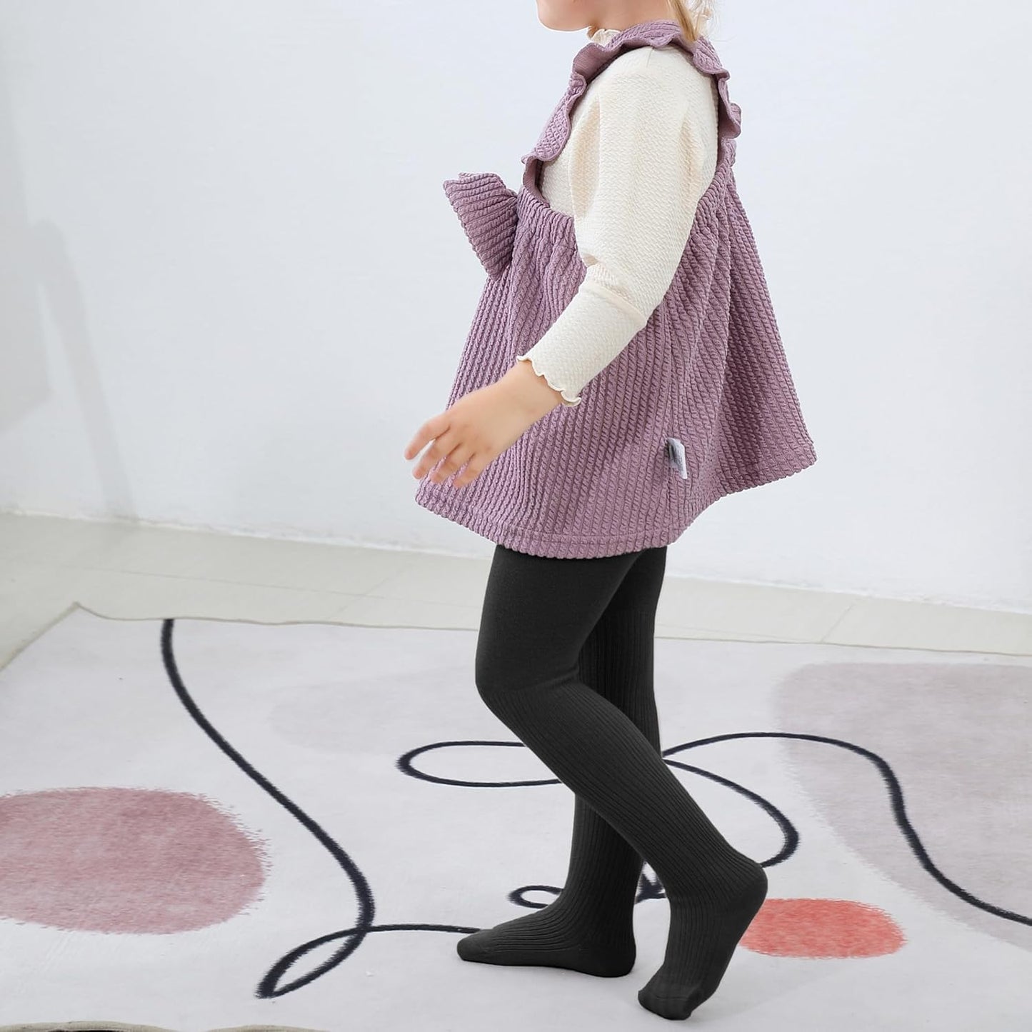 American Trends Baby Tights Non Slip Skid Baby Girl Tight Toddler Stocking Pants Cable Knit Infant Leggings