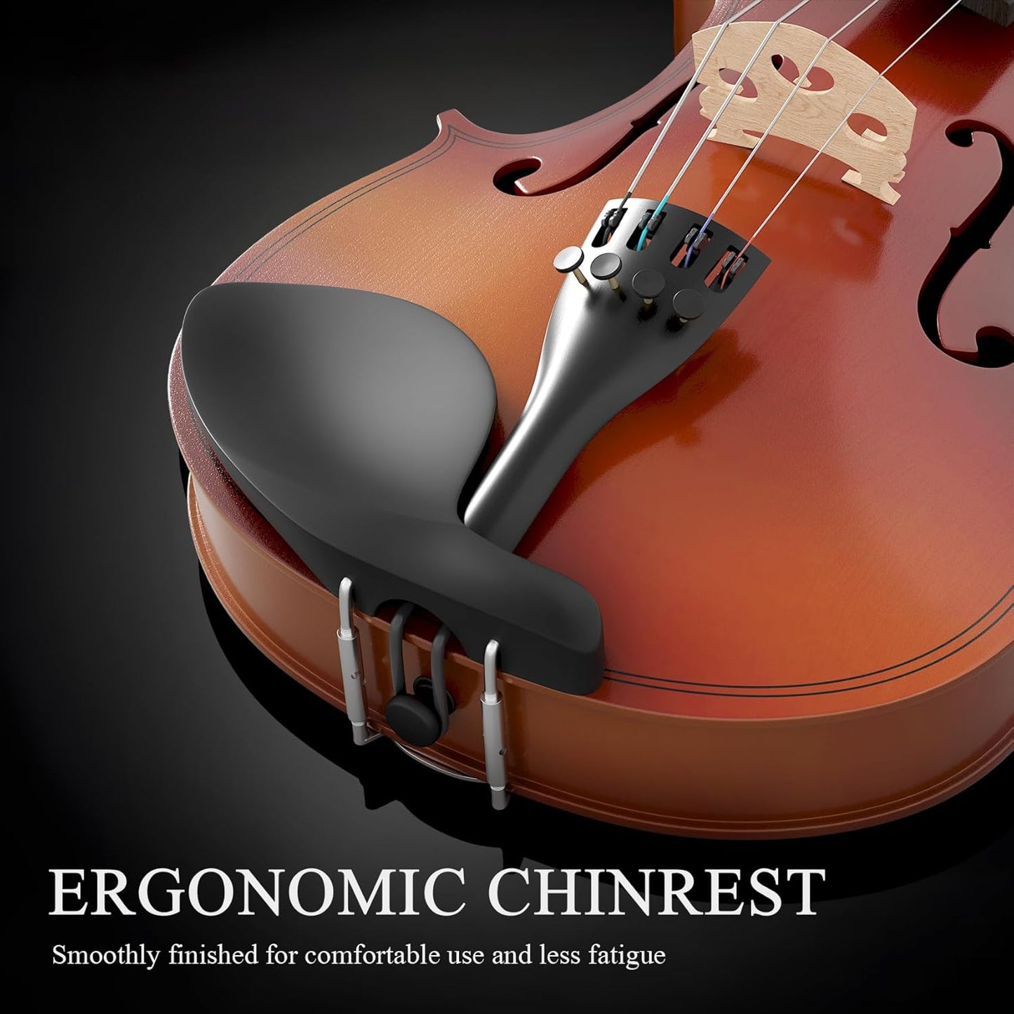 1/2 Violin Kit, Beginner Violin for Kids, Students, Complete Kids Violins Set with Case, Bow, Rosin, Ideal for Kids Violins Beginner Ages 5-9, Brown