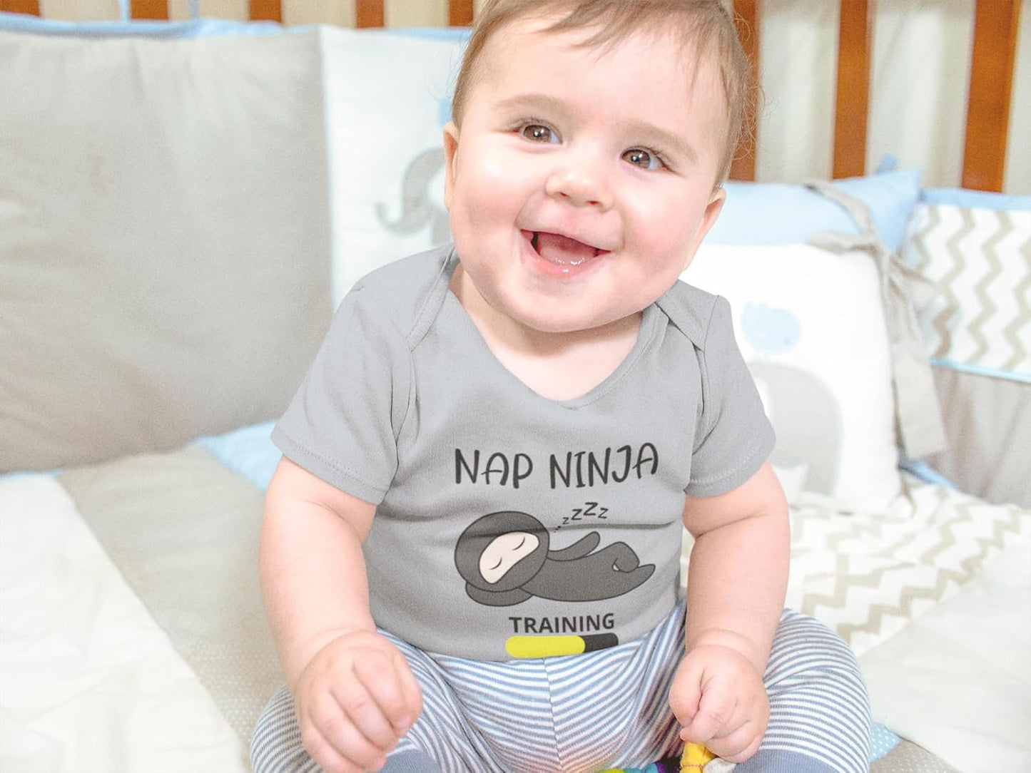 Infant Short Sleeve Baby Bodysuit for Sensitive Skin | Eczema-Friendly Newborn Clothing for Boys or Girls