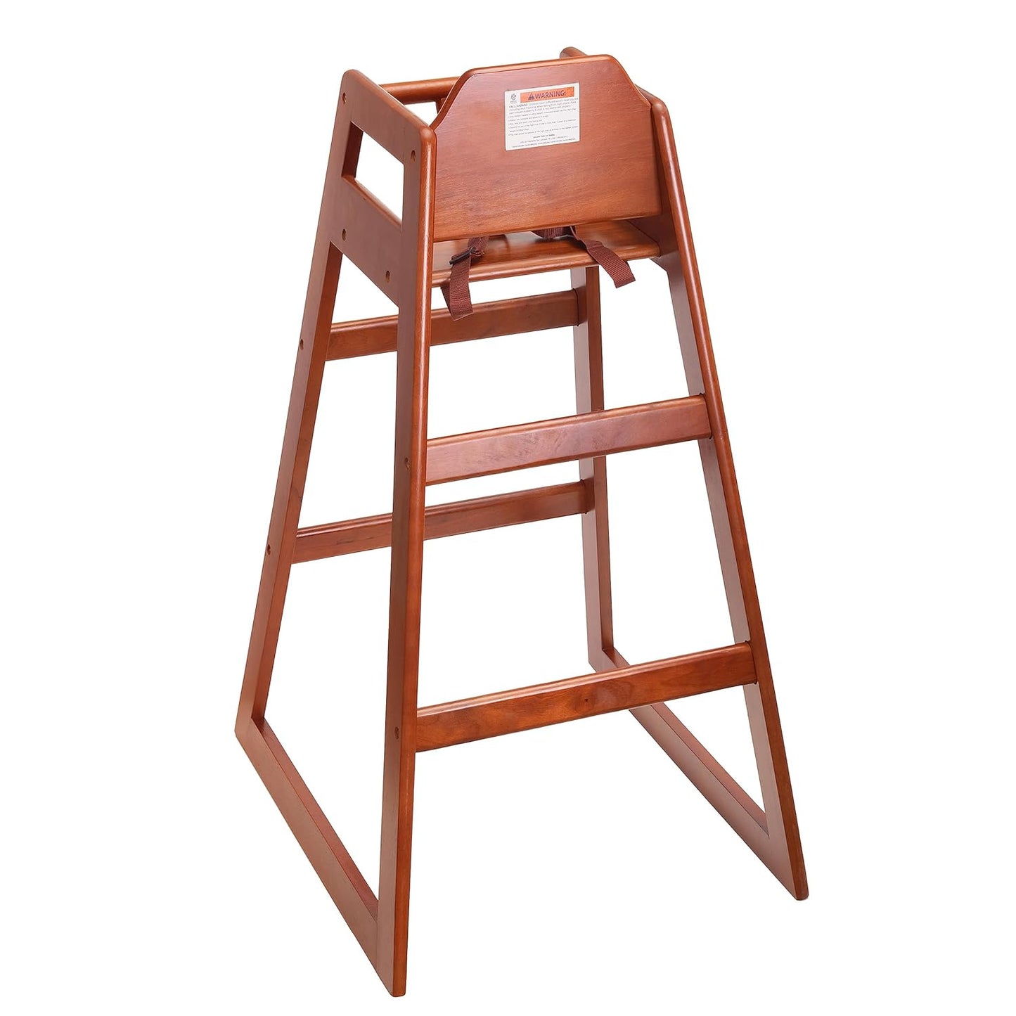 Seating Ready-to-Assemble Restaurant Wood Bar Height High Chair, Baby Highchairs, Durable Dining Feeding Chair with Steps, High Chairs for Babies and Toddlers, Number 04