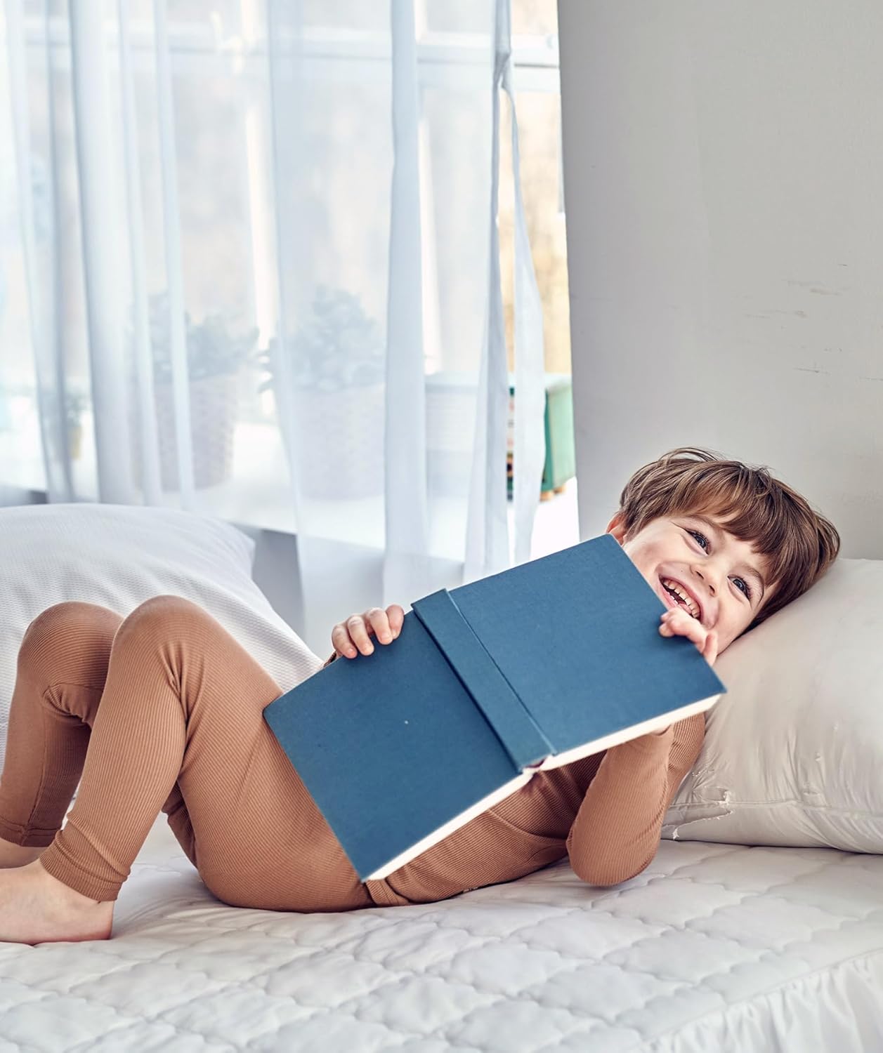 AVAUMA Baby Boys Girls Pajama Set Kids Toddler Snug fit Ribbed Sleepwear pjs for Daily Life Style