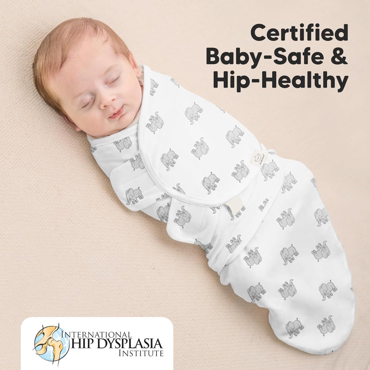 Baby Swaddle Sleep Sacks with Zipper - 3-Pack Swaddles for Newborns 0-3 Months, Infant, Baby Girls, Boys, Soft & Durable Newborn Sleep Sack, Easy Diaper Change Swaddling Blanket (The Wild 2)