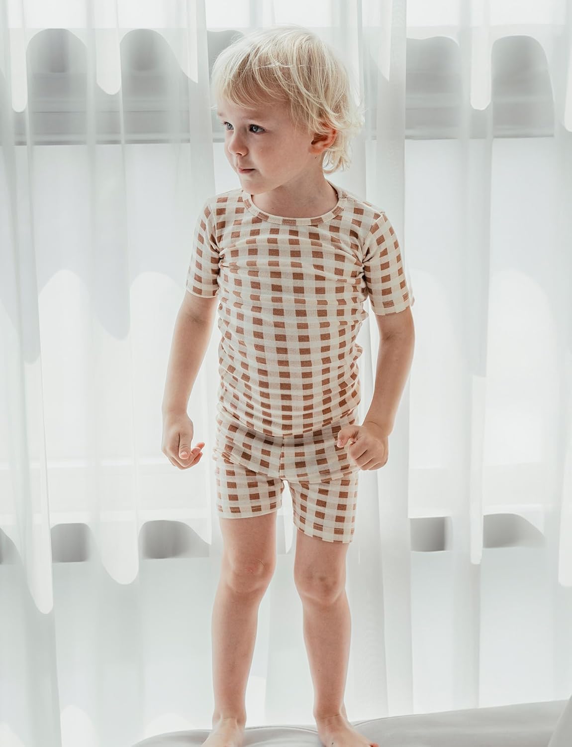 AVAUMA Baby Boys Girls Pajama Set 6M-7T Kids Cute Toddler Snug fit Pattern Design Pjs Cotton Sleepwear