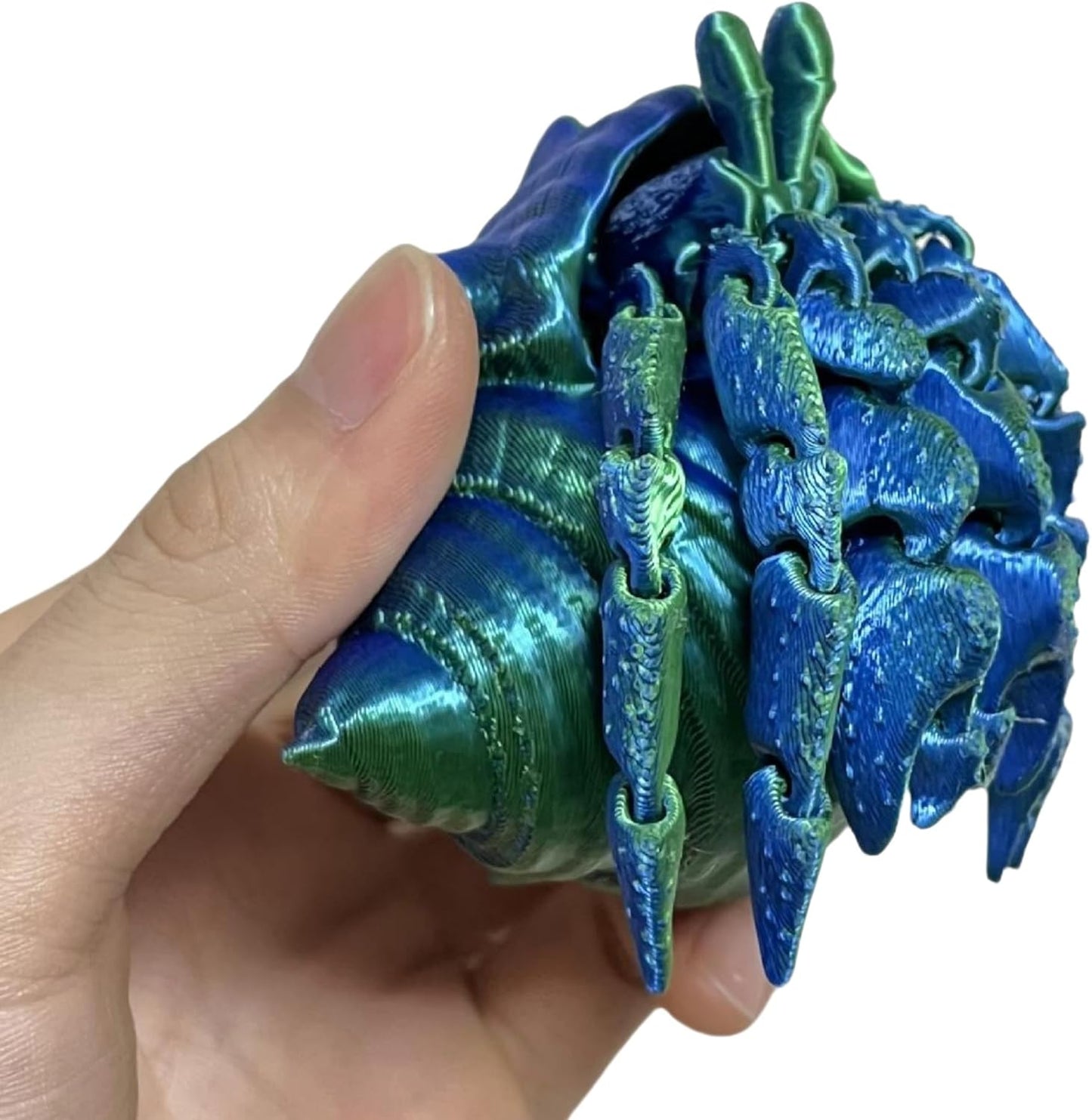 3D Printed Hermit Crab, Hinged Color Tabletop Toy, Fidget Toy Adult, Deep Sea Creature Model Toy, Home Office Decoration