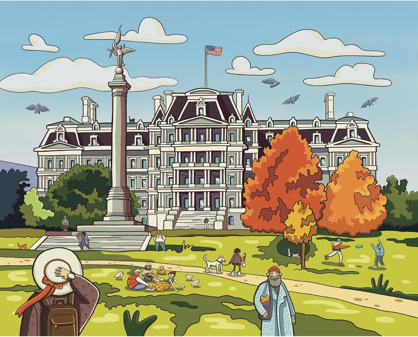 500 Piece Jigsaw Puzzle – Eisenhower Executive Office Building – Washington, D.C. – 15.8 x 19.7 inches – Premium Quality Printed Cardboard – Numbered Pieces – Ages 14+