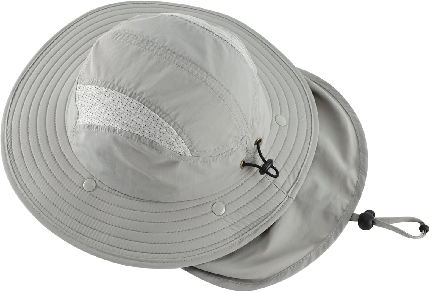 Home Prefer UPF 50+ Boys Sun Hat with Neck Flap Wide Brim Summer Beach Bucket Hat for Boys Girls Toddler Kids Safari Hat