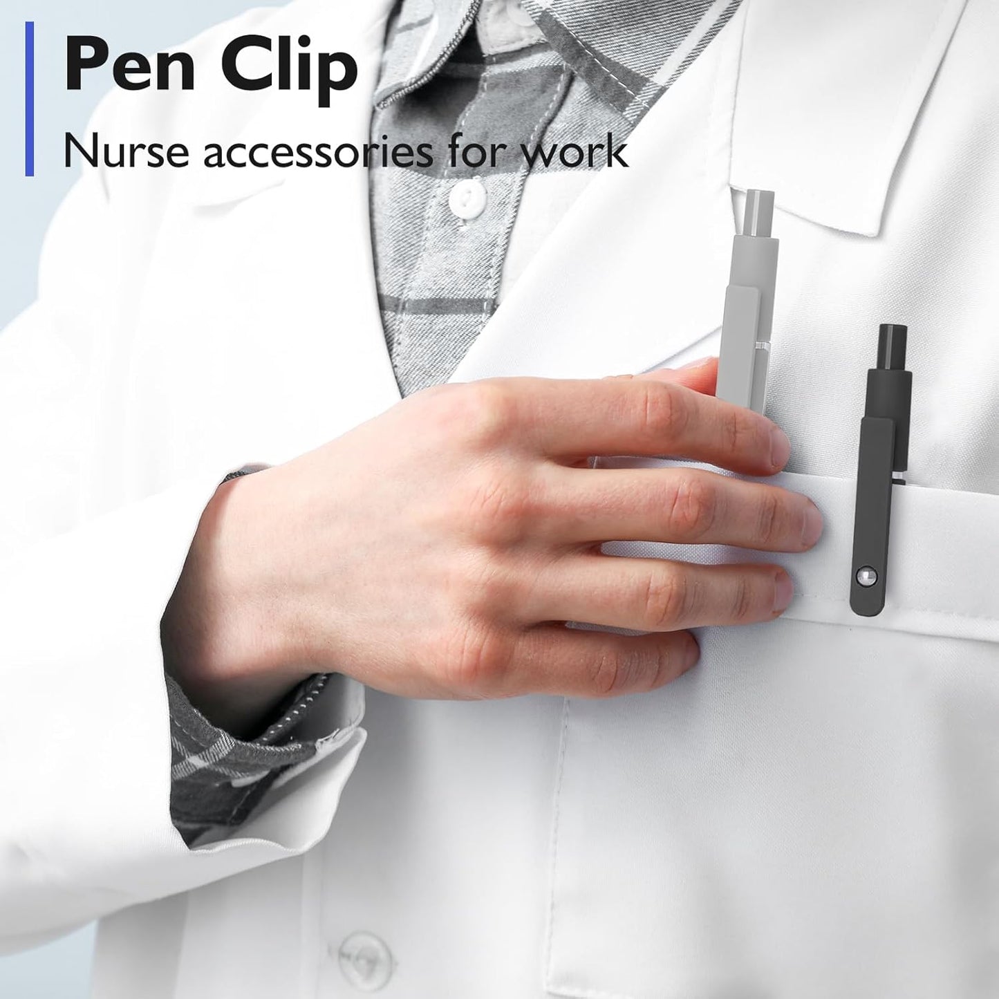 6Pcs Gel Pens, 0.5MM Black Gel Ink Pen Fine Point Smooth Writing Pens, College Essentials Pens, Father's Day Birthday Gifts for Men (6PCS Black Gray White)