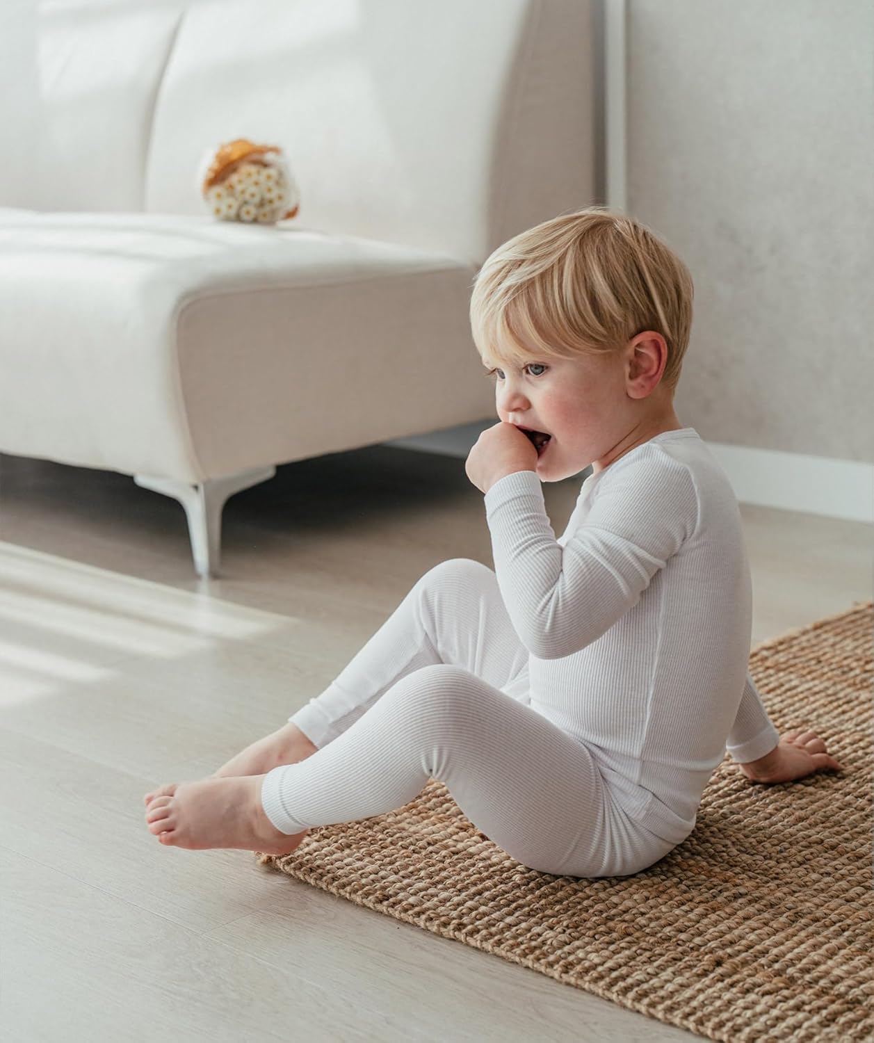 AVAUMA Baby Boys Girls Pajama Set Kids Toddler Snug fit Ribbed Sleepwear pjs for Daily Life Style