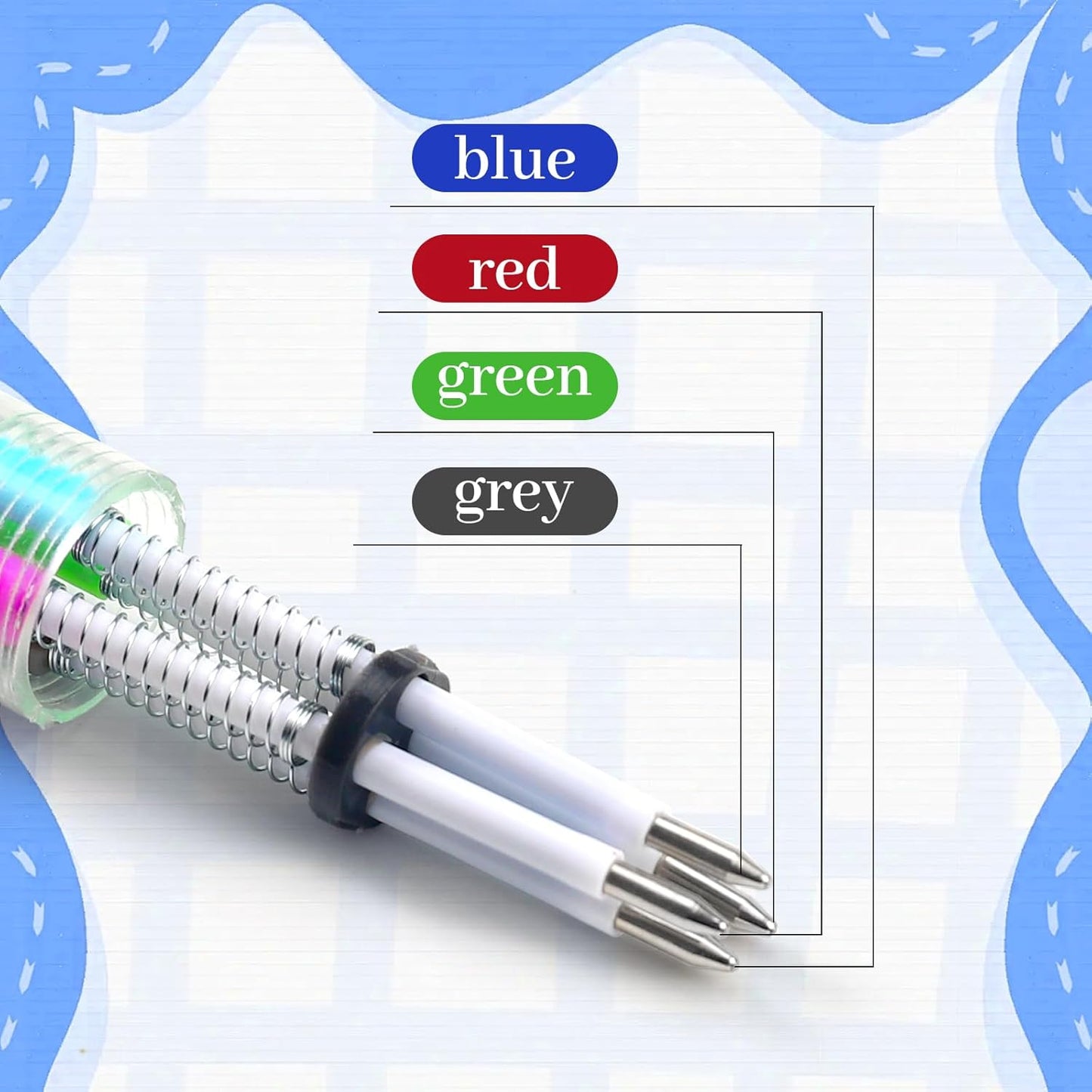 20Pcs Mini Multicolor Pens in One 4-in-1 Cute Pens Bulk for Kids, Fun Kawaii Ballpoint Pen for Birthdays and Children's Party Favors Gifts, Teacher School Supplies