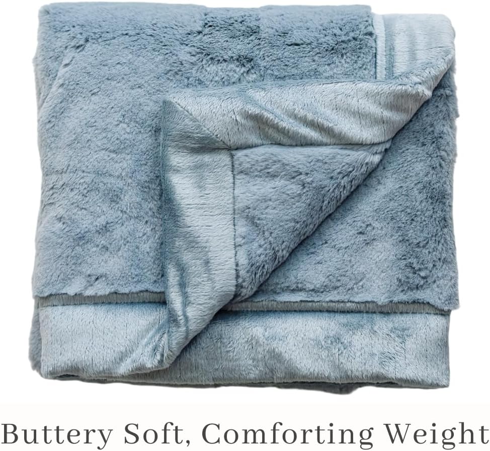 SARANONI Receiving Blankets for Babies Super Soft Boutique Quality Lush Luxury Baby Blanket (Slate, Receiving Blanket 40" x 30")
