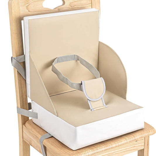 Toddler Booster Seat, Baby Booster for Dining Table, Travel Toddler Chair with Adjustable Straps, Portable Kitchen Booster for Baby, Compact Design, Easy to Clean
