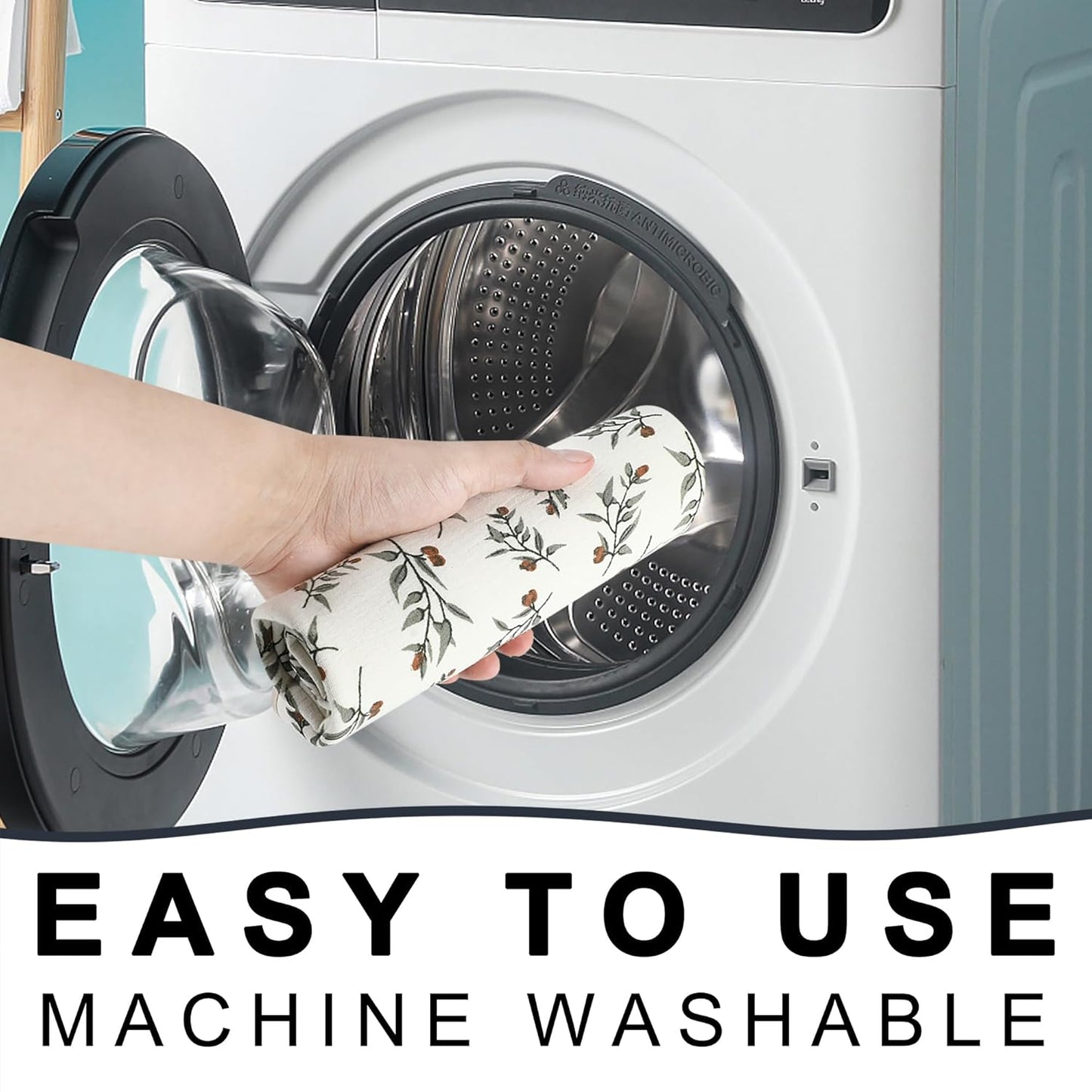 Baby Diaper Changing Pad, 19.7"x25.6" Waterproof Changing Pad Liners with 100% Muslin Cotton Front Top and Leather Back, Soft and Absorbent Portable Changing Mat for Travel, Changing Station