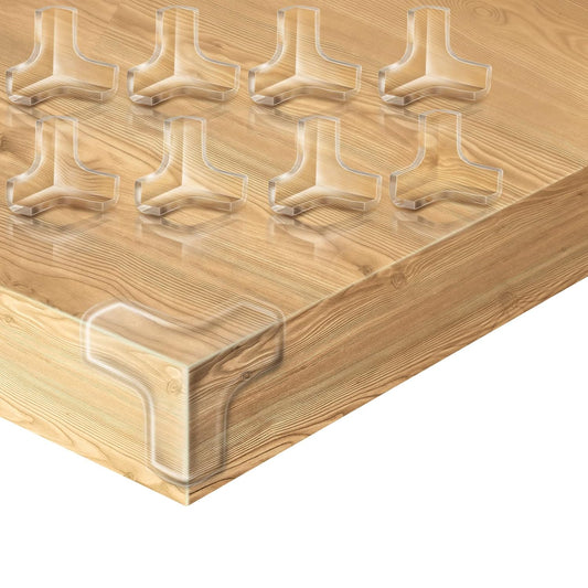 24 Pack Corner Protectors Baby Proofing Clear Corner Guards Table Corner Protector for Furniture, Baby Safety Corner Bumpers Covers, Furniture & Sharp Corner Baby Proofing, T-Shaped