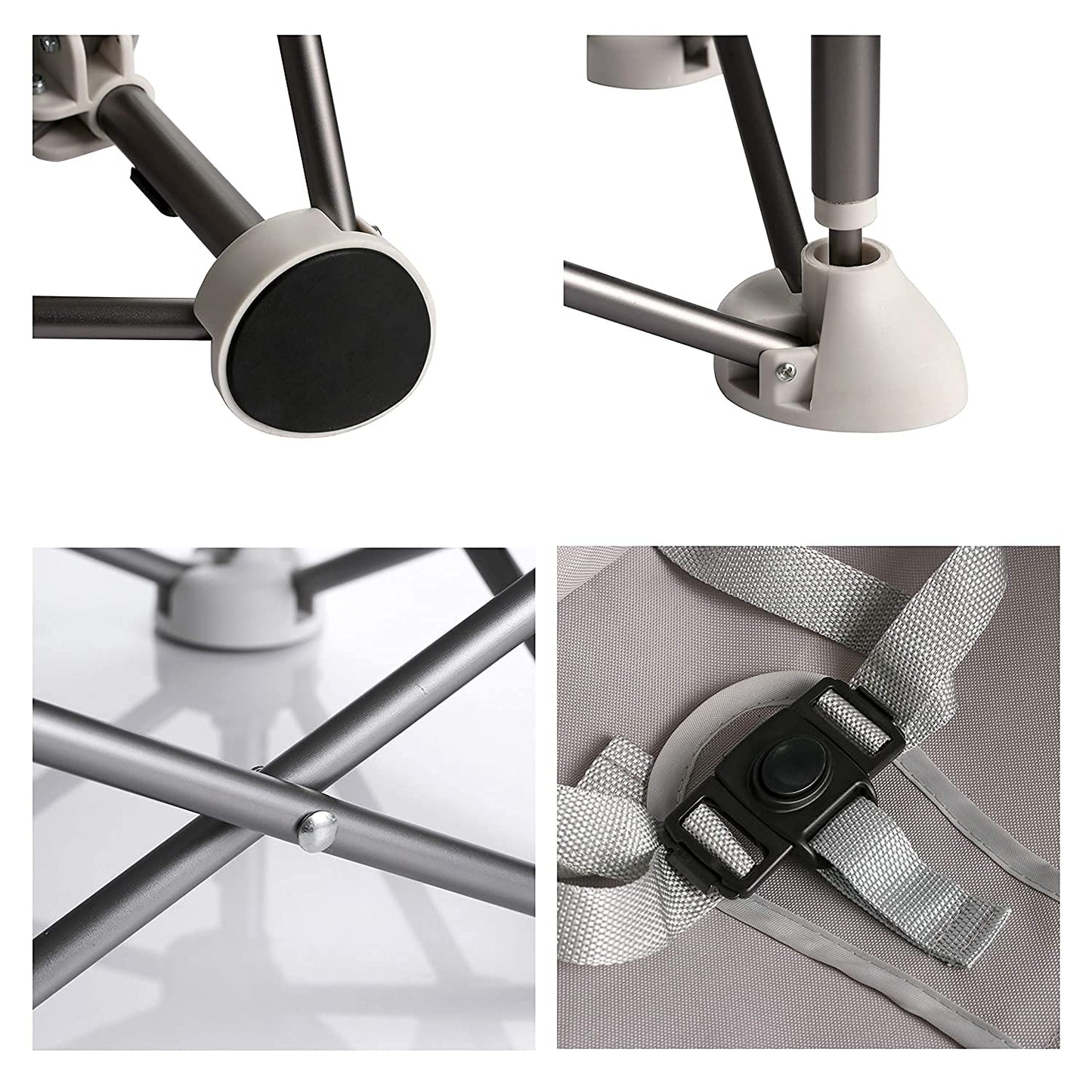 PandaEar Portable Baby Seat Travel| Compact Fold with Straps for Indoor/Outdoor Use| Great for Camping, Beach, Lawn |Toddlers, Kids, Boys, Girls (with Placemat, Pink)