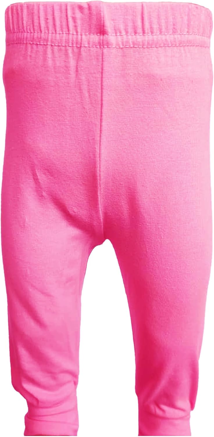 123 Bear Infant and Toddler Soft Cotton Spandex Boys and Girls Pants Multipacks