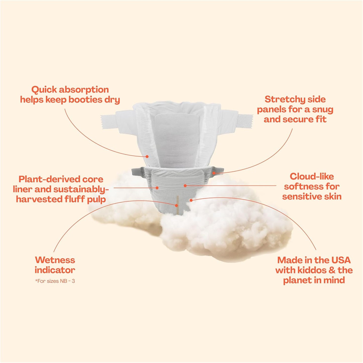 Hello Bello Diapers, Size 4 (22-37 lbs) Superstars - 84 Count Value Pack of Premium Disposable Baby Diapers, Hypoallergenic with Soft, Cloth-Like Feel