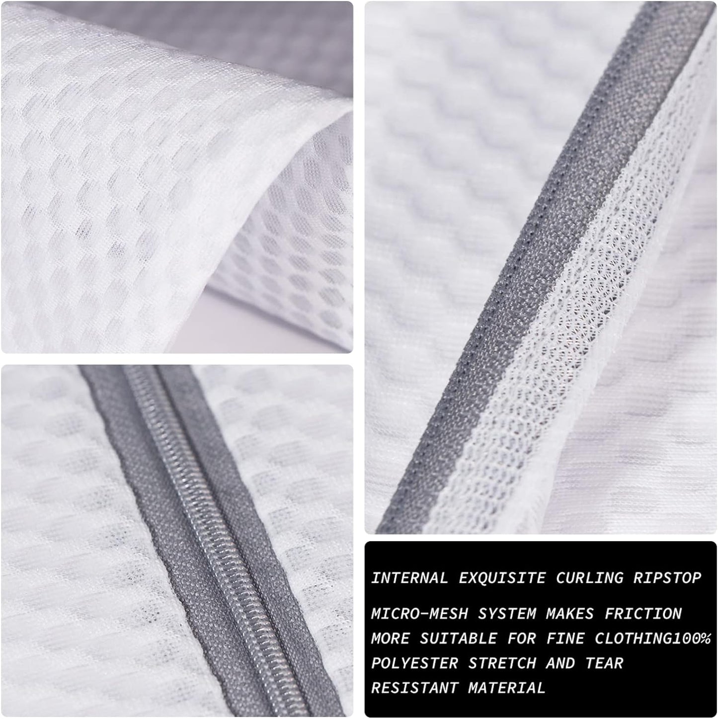 2 XX-Large Honeycomb Mesh Laundry Bag Delicates Durable for Washing Machine,24 x 24 Inches lingerie bags for Laundry, Travel Storage Organize Bag for Cotton Clothes,Sheet,Sweater, Shoes