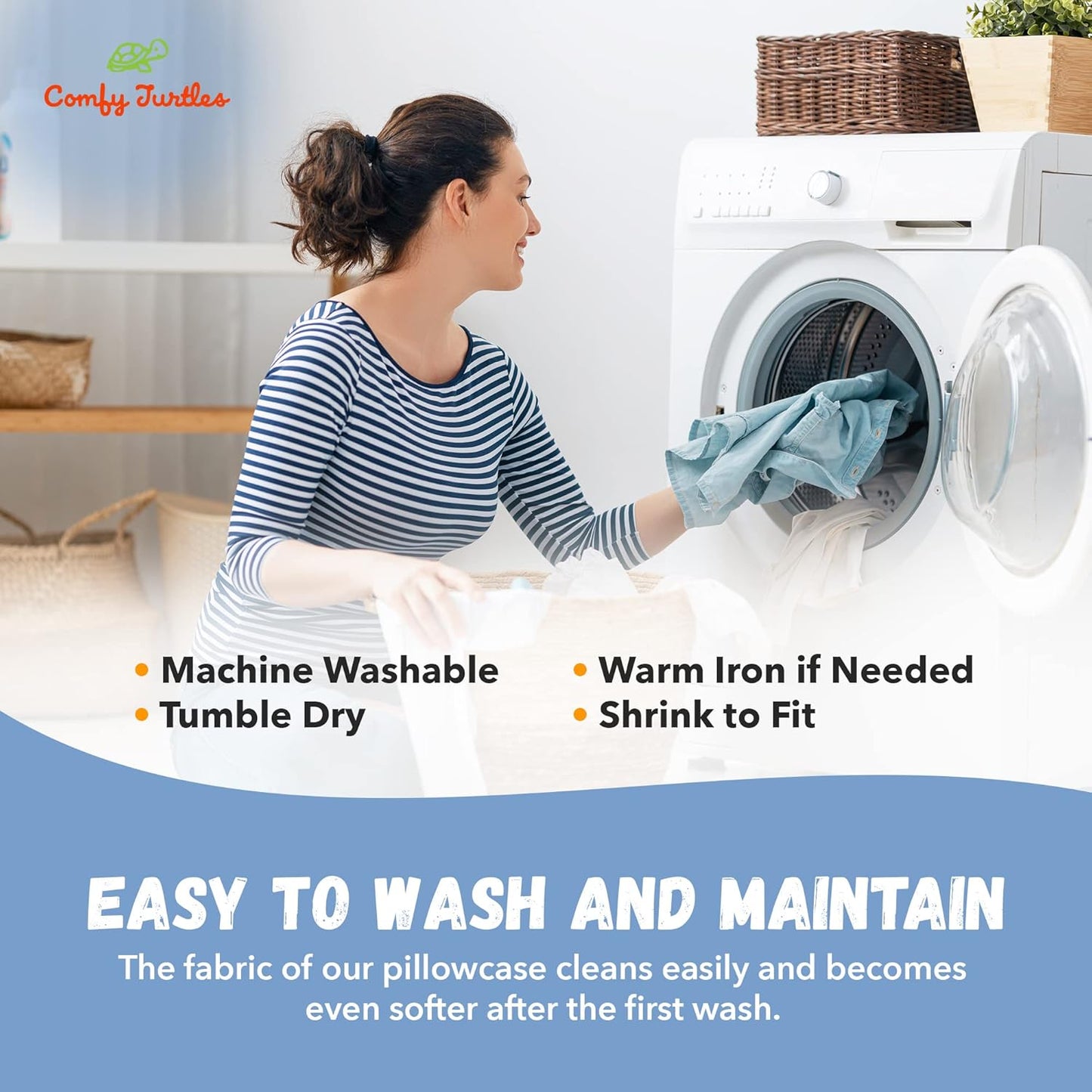 Toddler Pillowcase 13 x 18 Cotton Unicorn Pillows for Girls, Small Pillow Cases for Travel Pillows, Toddler Pillowcase Character - Pink Cute Unicorns