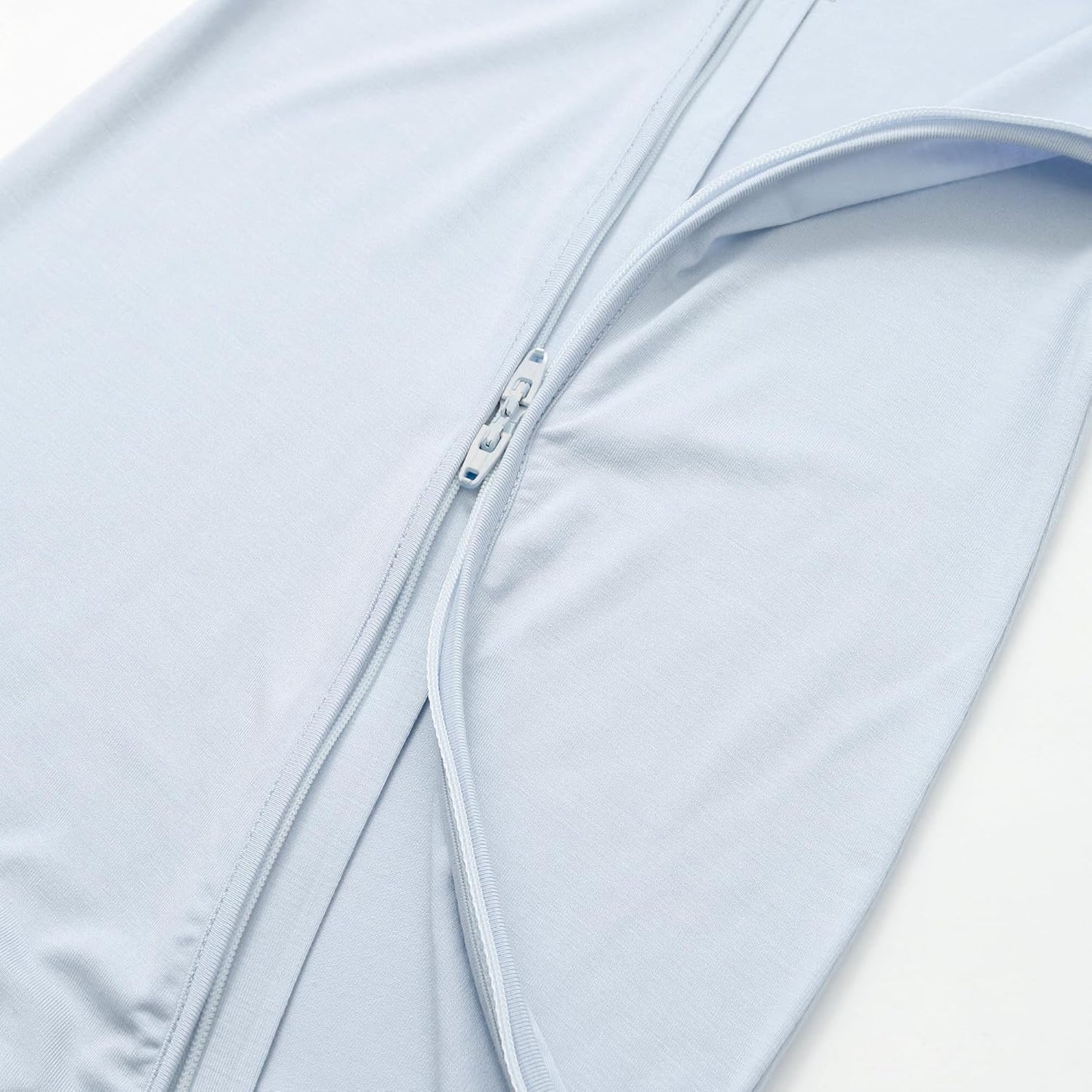 JunNeng Baby Boy Girl 2 Pack Rayon of Bamboo Summer Sleeper Infant Soft Short Sleeve Zipper Footless One-piece Romper