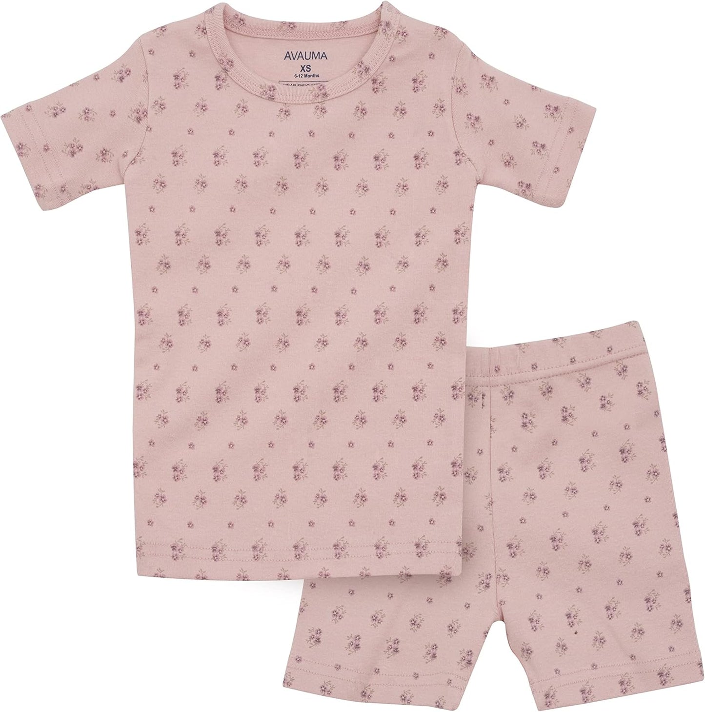 AVAUMA Baby Boys Girls Pajama Set 6M-7T Kids Cute Toddler Snug fit Pattern Design Pjs Cotton Sleepwear